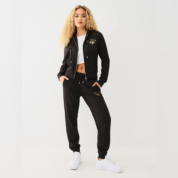 TRUE RELIGION CRYSTAL CLASSIC ZIP HOODIE - Picture 8 of 8